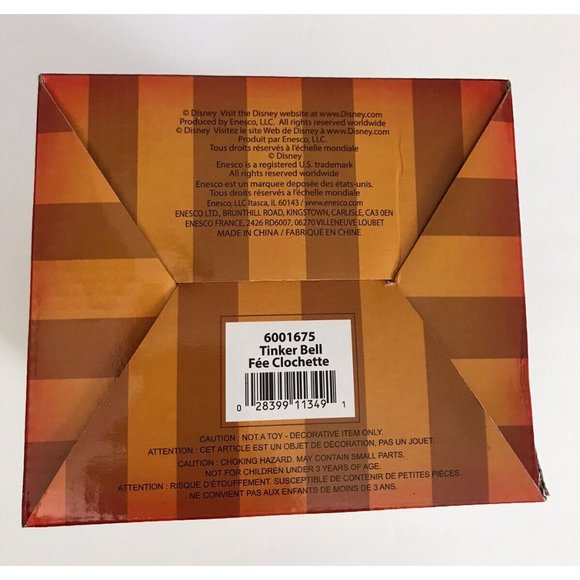 Miss Mindy Tinker Bell 7" Vinyl Figurine Enesco Disney Peter Pan Sassy Fairy NEW - Picture 4 of 6